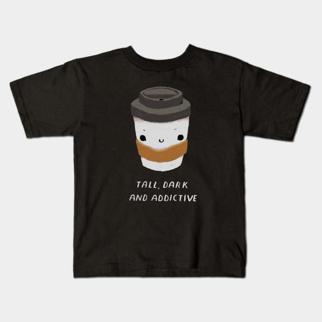 tall, dark and addictive Kids T-Shirt by Louisros